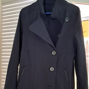 Black Button-Up Coat